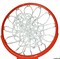 Кольцо баскетбольное DFC R3 45см (18"), оранж/красное + сетка+ амортизационные пружины - фото 176559