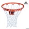Кольцо баскетбольное DFC R3 45см (18"), оранж/красное + сетка+ амортизационные пружины - фото 176561