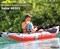 Надувная лодка / байдарка Excursion Pro K1 Intex 68303 + насос и весла (305х91 см) - фото 181203