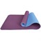 Коврик для йоги ТПЕ 183х61х0,6 см (фиолетово/голубой) E33589 - фото 181566