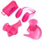 Комплект для плавания беруши и зажим для носа (розовые) C33425-4 - фото 181806