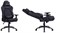 Кресло игровое Cactus CS-CHR-130 цвет: черный, обивка: эко.кожа, крестовина: металл, пластик черный - фото 182258