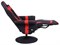 Кресло игровое Cactus CS-CHR-GS200BLR цвет: черно-красный, обивка: эко.кожа, блин металл подст.для ног - фото 182287