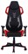 Кресло игровое Cactus CS-CHR-090BLR цвет: черно-красный, обивка: эко.кожа/сетка, крестовина: пластик пластик черный - фото 182313