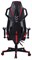 Кресло игровое Cactus CS-CHR-090BLR цвет: черно-красный, обивка: эко.кожа/сетка, крестовина: пластик пластик черный - фото 182316
