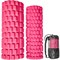 Комплект йога роликов 2 штуки (розовый) 25х8.5см, 33х14см ЭВА/АБС B31263-1 - фото 182661