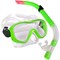 E33109-2 Набор для плавания юниорский маска+трубка (ПВХ) (зеленый) - фото 182861