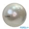 Мяч для художественной гимнастики однотонный, d=15 см (жемчужный) - фото 183330
