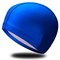 Шапочка для плавания ПУ одноцветная (Синяя) B31516 - фото 185019