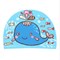 E38889-8 Шапочка для плавания детская текстиль (Кит) - фото 185077