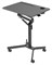 Стол для ноутбука Cactus VM-FDS101B столешница МДФ черный 70x52x105см (CS-FDS101BBK) - фото 186221