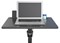 Стол для ноутбука Cactus VM-FDS101B столешница МДФ черный 70x52x105см (CS-FDS101BBK) - фото 186223