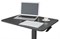 Стол для ноутбука Cactus VM-FDS102 столешница МДФ черный 80x60x121см (CS-FDS102BBK) - фото 186234