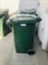 Бак / контейнер для мусора с крышкой и с колесами 240 л зеленый - фото 186943