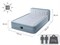 Надувная двуспальная кровать Intex 64450со спинкой, вст. насос 220v (152Х236Х86) - фото 194801