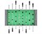 Игровой стол - футбол DFC 55" 140 x 70 см RQ22012 - фото 196615
