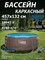 Каркасный бассейн / 457х132см / Laguna Vista P20-1552-S +песочный фильт насос, лестница, тент, подстилка, набор для чистки DELUXE, скиммер - фото 196808