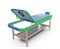 Массажный стационарный стол DFC NIRVANA, SUPERIOR2, дерев. ножки, 2 секции, цвет бирюз.с зелен. TS200 / 192х71х86 см - фото 197304