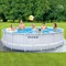 Intex 26746 / Каркасный бассейн / 488х122см / Prism Frame + фильтр-насос 5678лч, лестница, тент, подстилка - копия - фото 197987