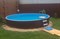 Морозоустойчивый бассейн Лагуна 2,5 х 1,25м- коричневый, пленка мрамор 0/4 мм / +скиммер - фото 198342