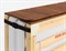 Раскладушка деревянная 200x90 см, на ламелях, нагрузка  150 кг, Основа сна MAX / цвет ОРЕХ - фото 199936