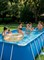 Р20-1642-С / Бассейн каркасный Swing pools 488х244х107см  / фильтр-насос, лестница, подстилка, тент, скиммер - фото 200211