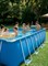 Р20-1642-С / Бассейн каркасный Swing pools 488х244х107см  / фильтр-насос, лестница, подстилка, тент, скиммер - фото 200212