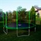 Батут DFC Trampoline Fitness 12ft наружн.сетка, св.зел. (366см) 12FT-TR-LG - фото 200253