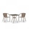 Комплект плетеной мебели T282BNT/Y137C-W56 Light brown 2Pcs - фото 200680