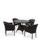 Комплект мебели из иск. ротанга T197ANS/Y350A-W53 Brown (4+1)
